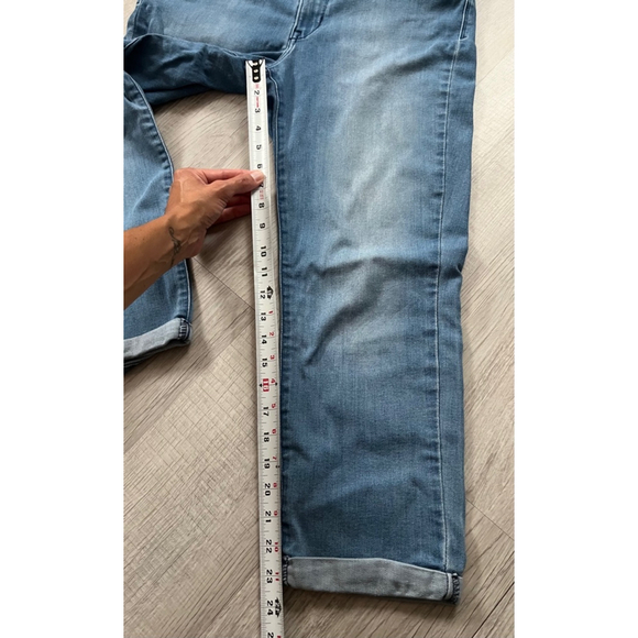 Levi’s mid rise skinny cuffed jeans size 12 - Picture 5 of 10